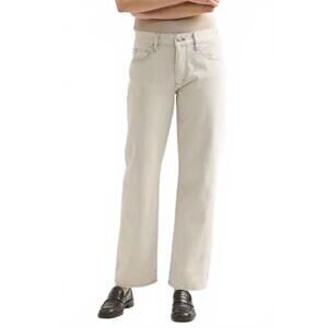 NEW DALA women's alley ankle jeans in white fog